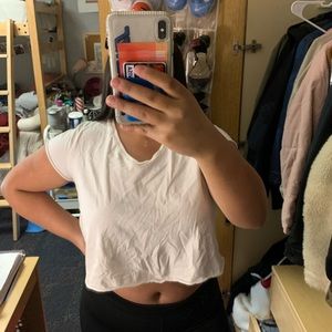 Cropped V-Neck cute top